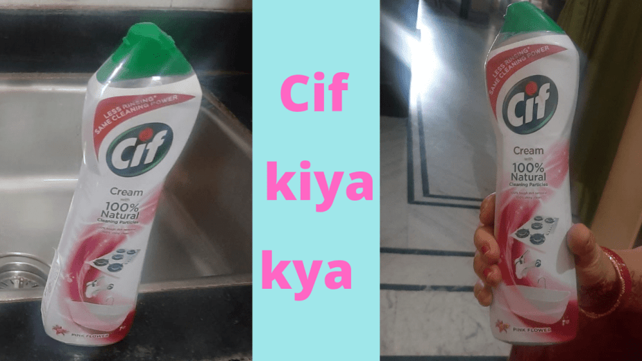 The Easiest way to Remove Stains from the kitchen: Cif
