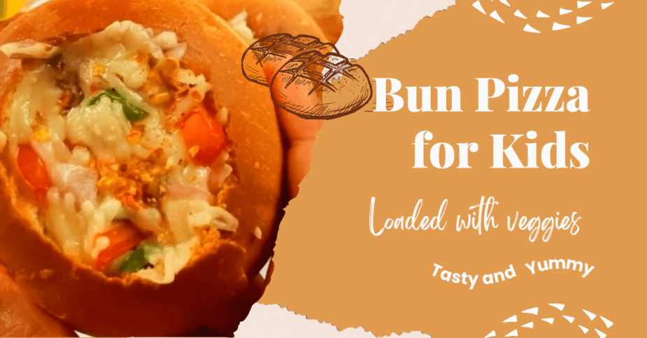 How to make Bun Pizza for kids?