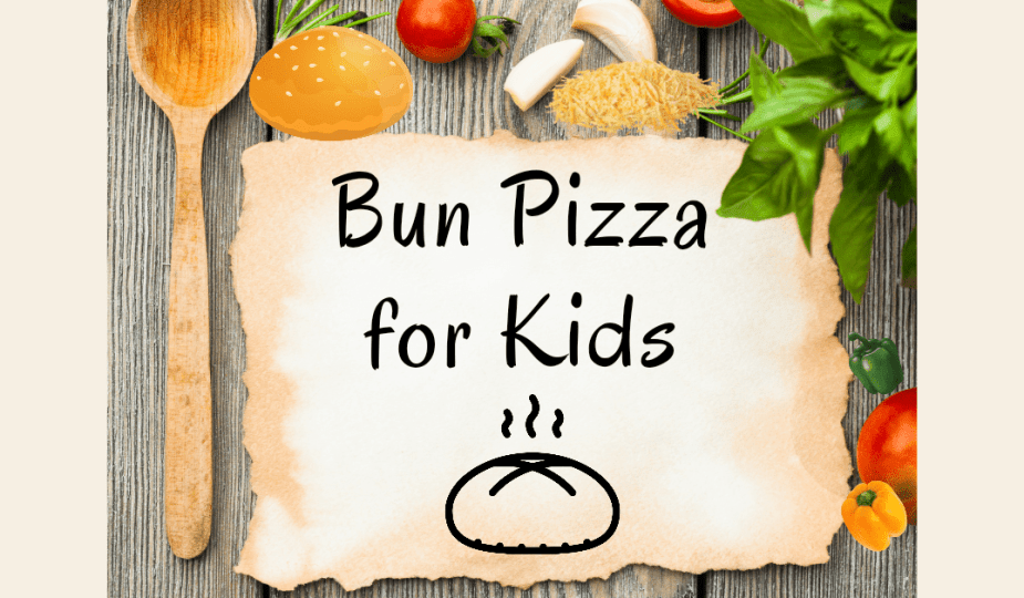 How to make Bun Pizza for kids?