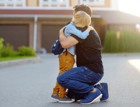 First day of school: A challenge for parents and children